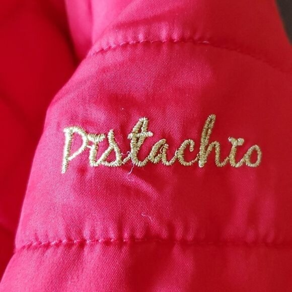 18 MONTHS Red CHEETAH TRIM PUFFER Jacket Coat Parka Winter Snow Pistachio Girls - Picture 12 of 14